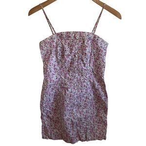 Vintage Blue - Vintage floral mini dress